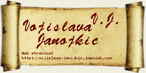 Vojislava Janojkić vizit kartica